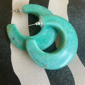 Turquoise howlet earrings